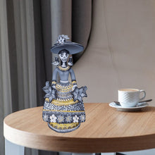 Cargar imagen en el visor de la galería, Catrina de barro policromado